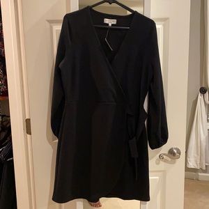 Black long sleeve dress